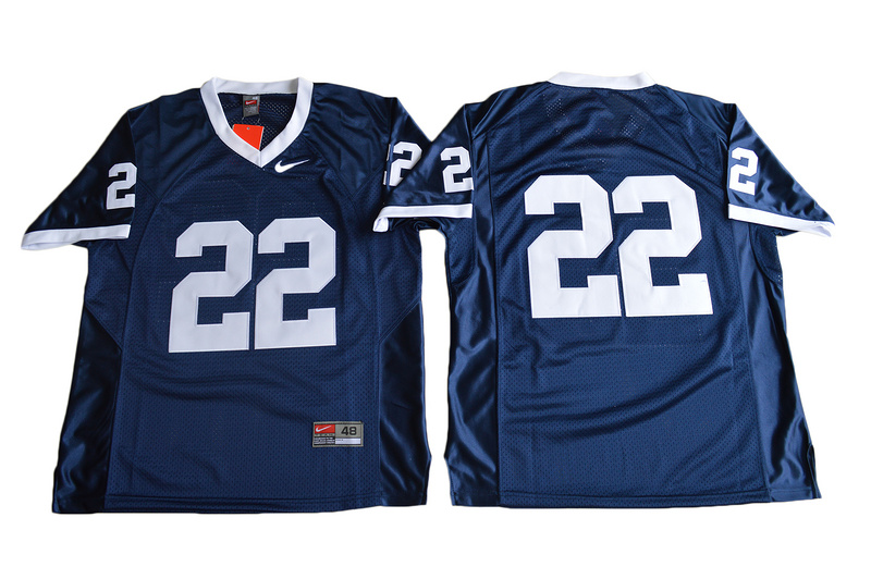 2017 Penn State Nittany Lions #22 College Football Jersey - Navy Blue->->NCAA Jersey